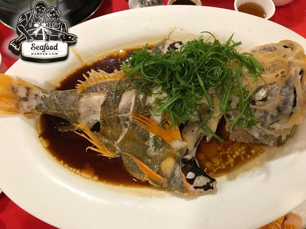 STEAMED RED COD FISH